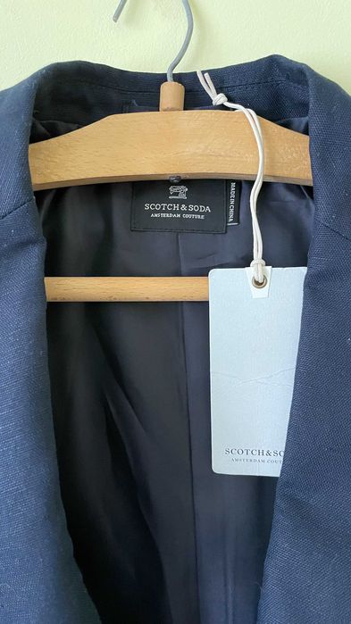 Чисто нов оригинален блейзър Scotch & Soda унисекс с етикети!