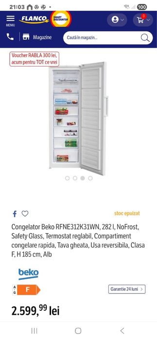 Congelator Beko in stare perfecta