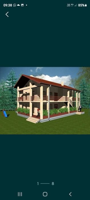 Vand casa cu etaj la rosu 350mq