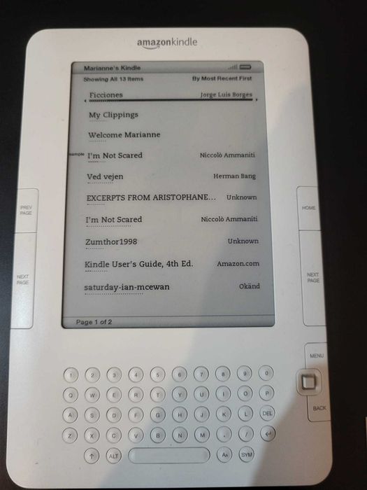 e-reader Amazon Kindle 2nd gen D00701