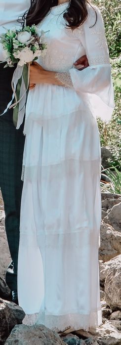 Нежное платье на узату