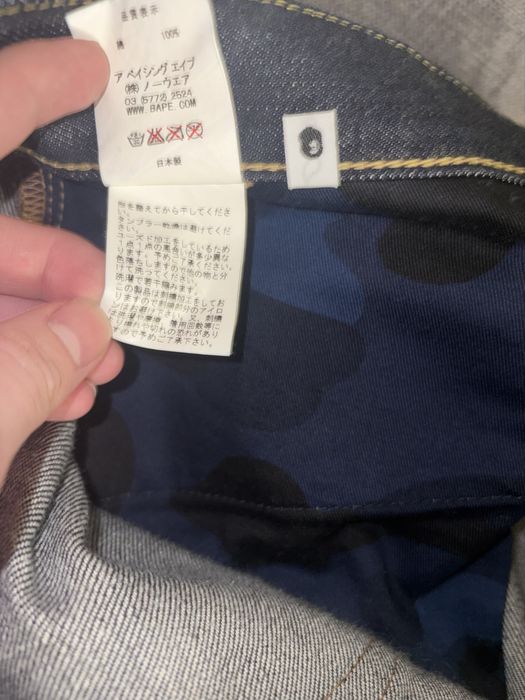 A Bathing Ape Селведж Денимы Оригинал