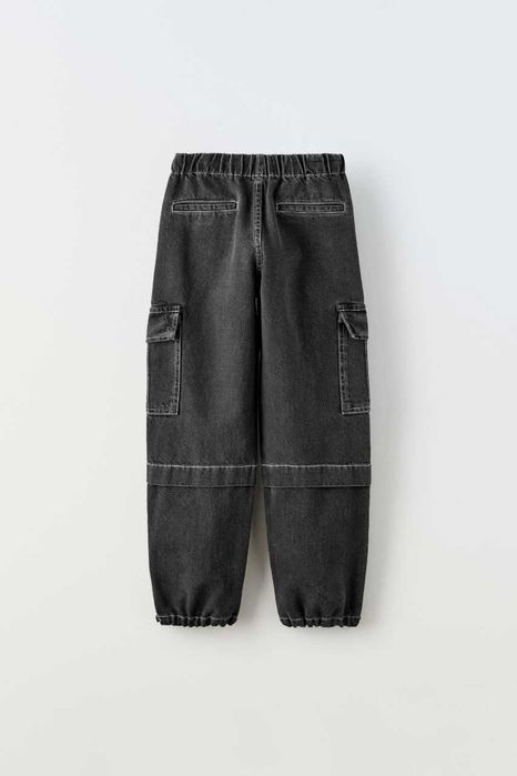 Джинсы-джогеры Zara 13-14 лет плотные  свободного кроя. Оригинал