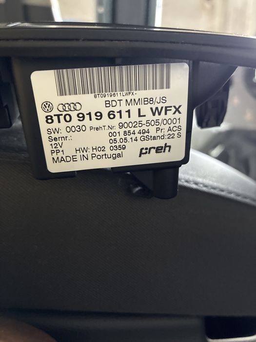 Consola mmi audi cod 8T0 919 611L