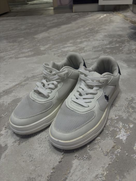Белые сеточные кросовки Poli Ralph Lauren 43 размер маломерят