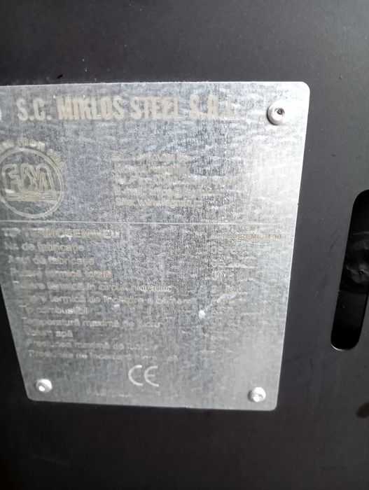 De vânzare boiler două serpentine și termosemineu