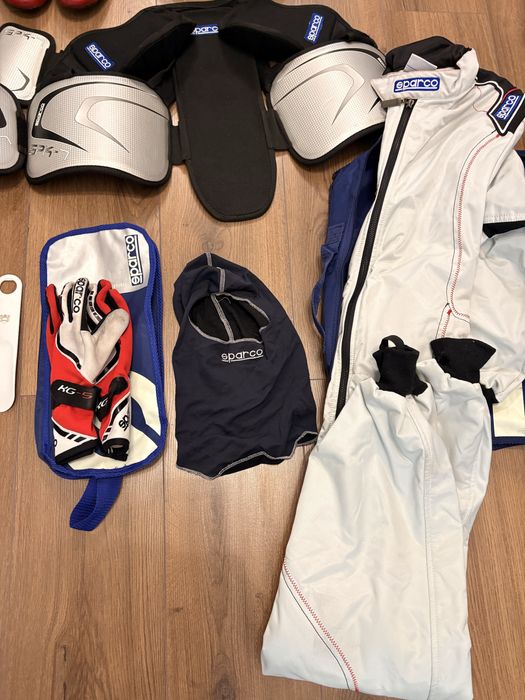 2 Echipamente Sparco Complete  Karting Copii