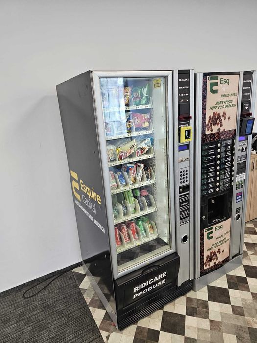18 aparate vending Necta (Snakky, Samba, Astro) | MyPOS + NV9 | Afacere completă sau 9 aparate