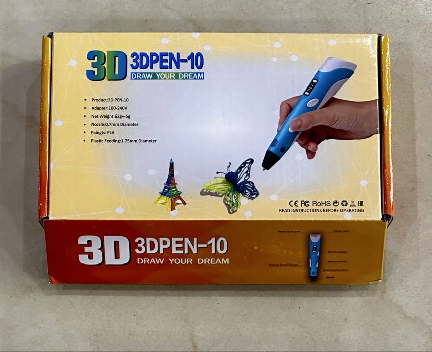 3D химикалка/3D писалка/3d pen/Креативен комплект за моделиране