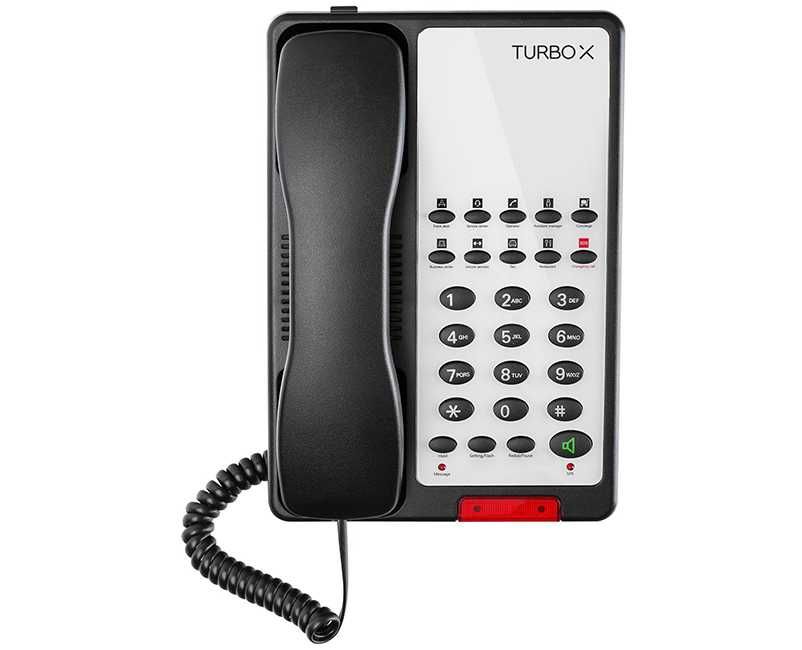 Turbo-X Wired Phone HTL-100 Телефон За възрастни - жичен