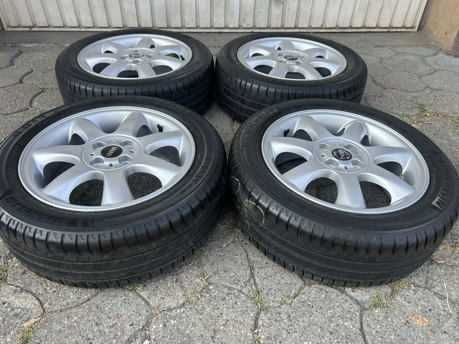 Jante aliaj 4x100mm, anvelope vara 195/55 R16, Mini Cooper One, Cabrio, Clubman, Opel Mazda Kia Hyundai Suzuki Toyota Honda