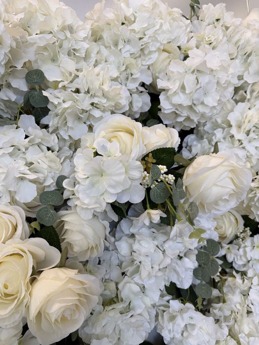 Стена от изкуствени цветя - 1 м / 1,80 м