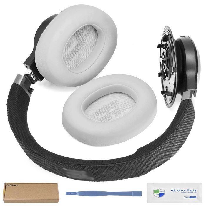 Set 2 bureti pentru casti JBL Live 770NC / 660NC / 650BTNC / E65BT / Duet NC, Over-Ear - Spuma cu memorie