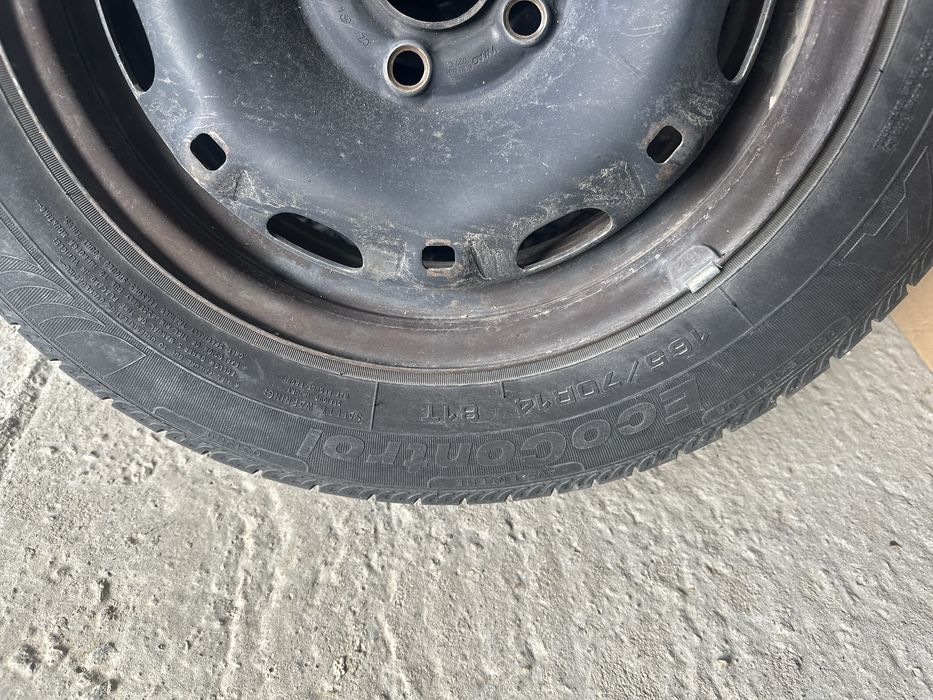 летни гуми Fulda с джанти 185/70 R14 87T – почти нови