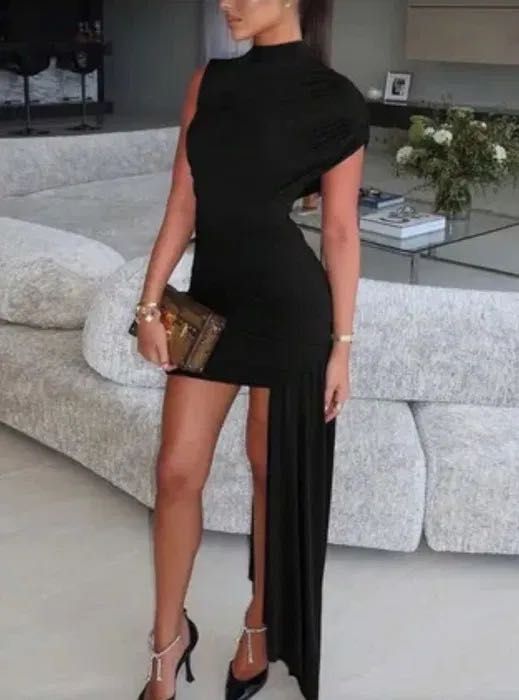 Дамска стилна вечерна рокля