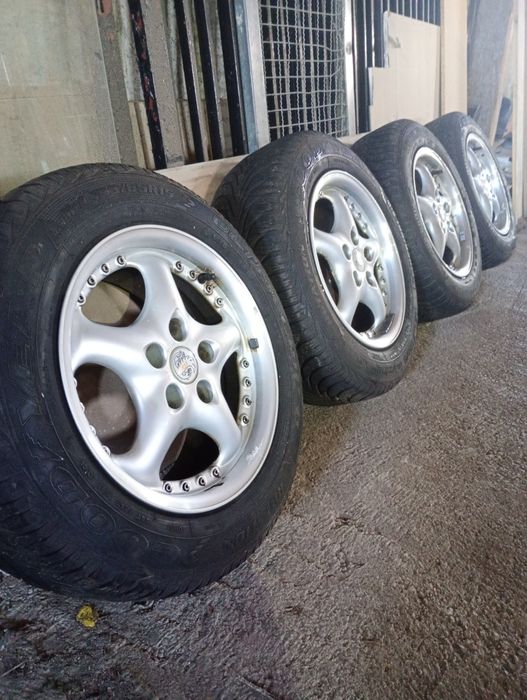 VW Джанти със зимни гуми RIAL 195/65/15 7,5J ET38 5x112 цо 66,6 -