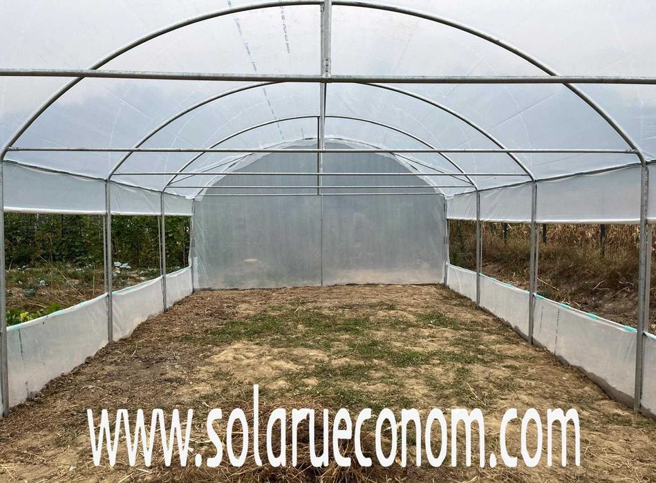 Solarii(sere) cu înălțimea la coamă 3,3 m