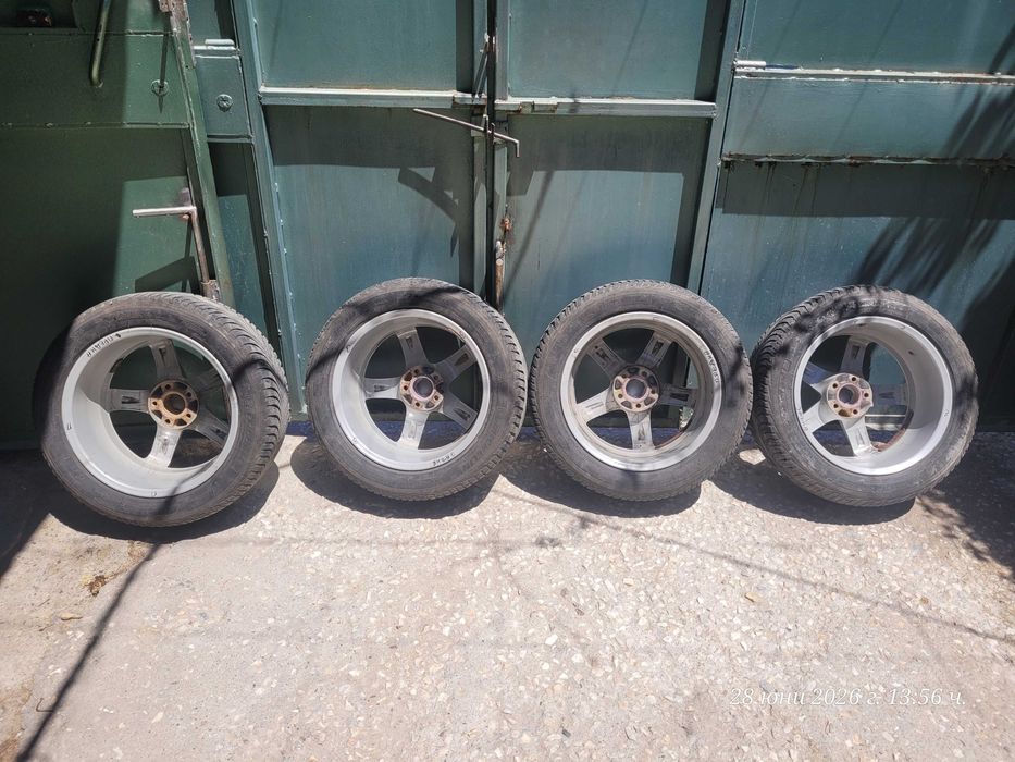 Джанти с гуми Michelin  17 цола смъкнати от Пежо. 7J  x  17   H2