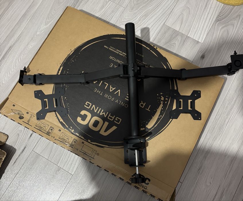 Suport 2 monitoare prindere birou