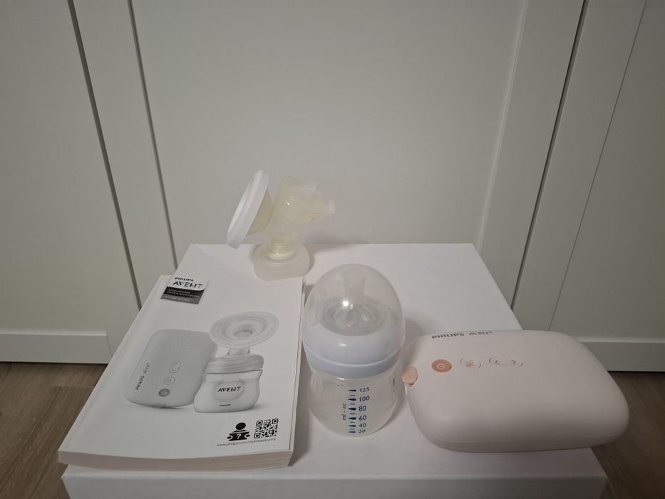 Pompa de san electrica PHILIPS AVENT SCF395/31, roz-alb