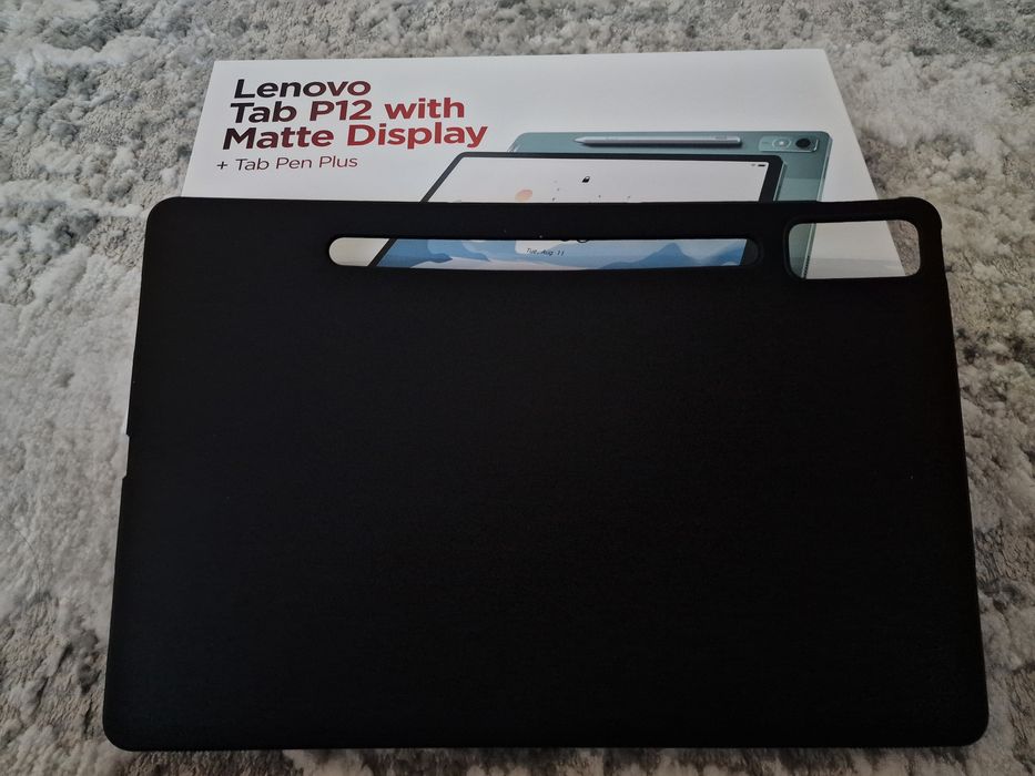 Husă Neagră Silicon Lenovo Tab P12