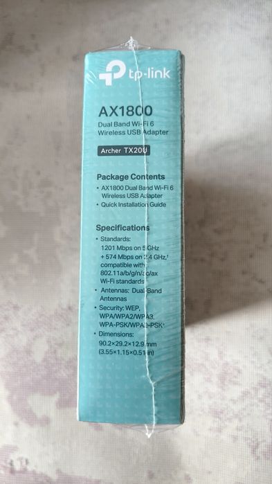 Adaptor Wireless TP-LINK Archer TX20U AX1800 WI-FI 6
