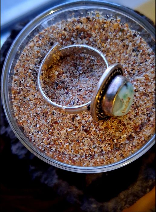 Inel argint 925 Larimar natural