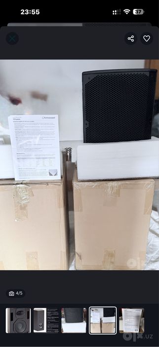 Колонки Turbosound и микшерный пульт Allen & Heath
