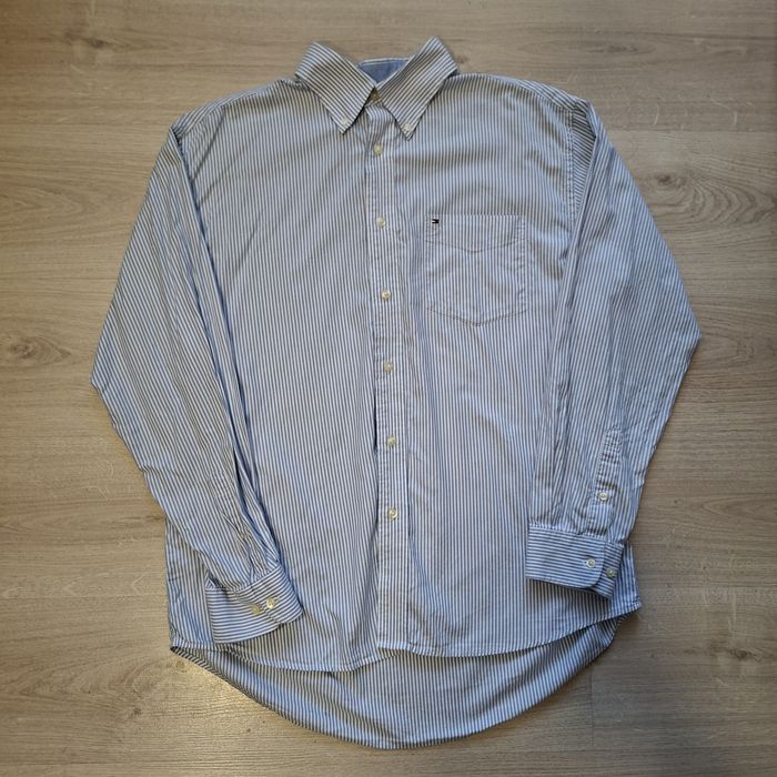 Мъжка раирана риза Tommy Hilfiger, размер L