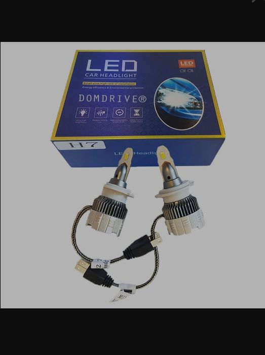 2 becuri led H7 DOMDRIVE