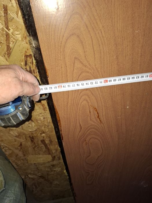 Дверь железная б/у.