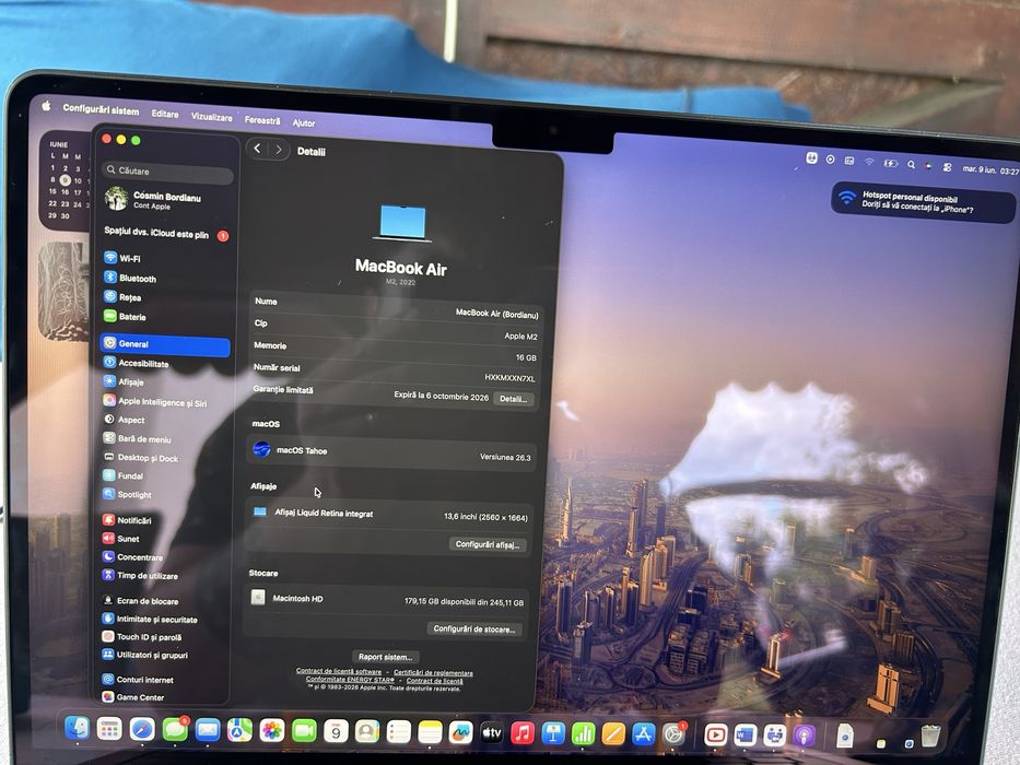 Macbook air M2 2022