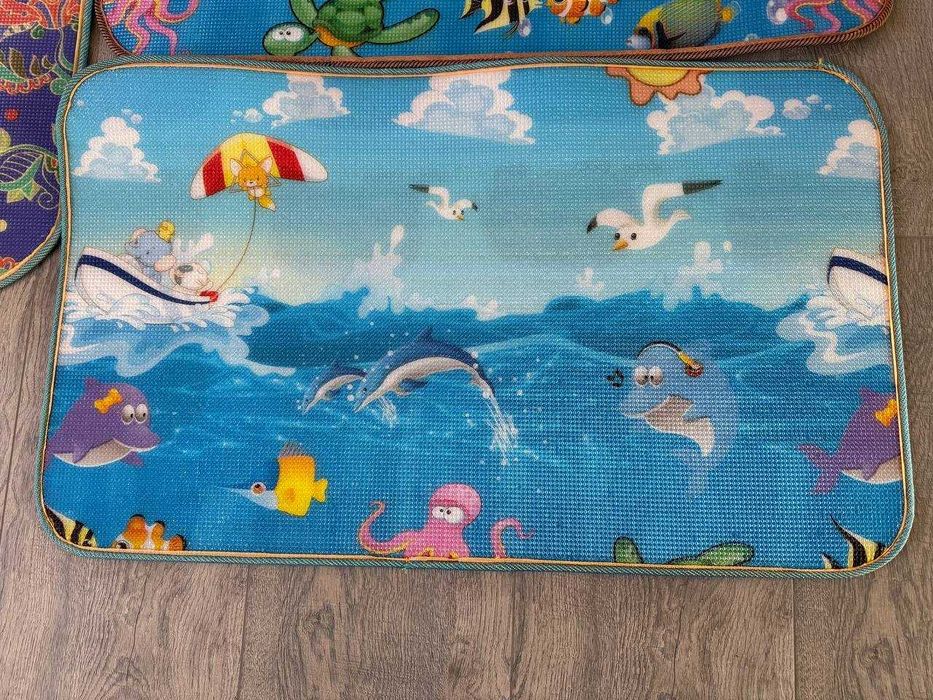 Двусторонний мозаичный коврик для ползания детей — безопасный и яркий