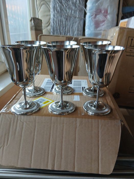 Set pahare argintate nou