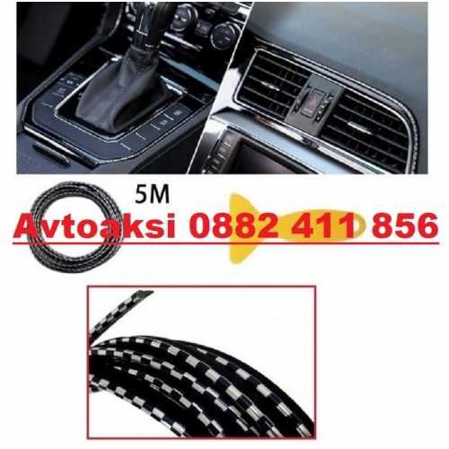 Декоративна лайсна за интериор 4-ри цвята 5м-2024