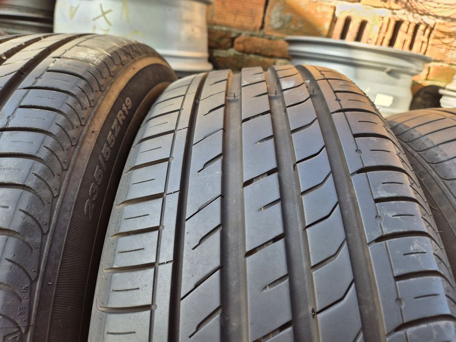 4бр летни гуми Нехсен/ 235-55-19/ 6- 6.5мм грайфер/