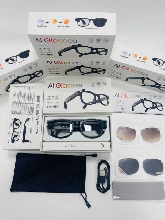 Ochelari AI Smart Glasses AIMB-G2 Pro, Camera 8MP, NOI