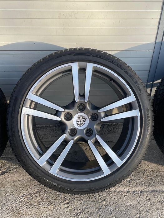 Jante 20 originale porsche panamera , anvelope iarna hankook dot 2022