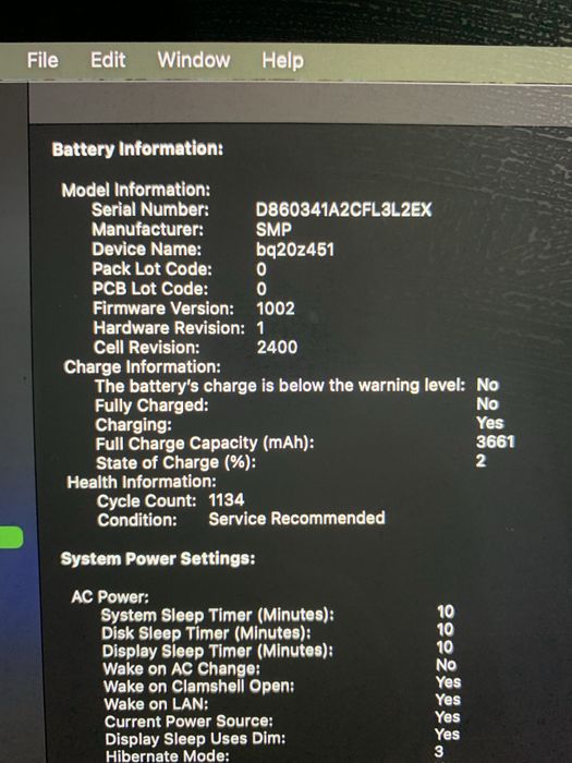 MacBook Pro Intel i5 13-inch 2020 8gb 256gb