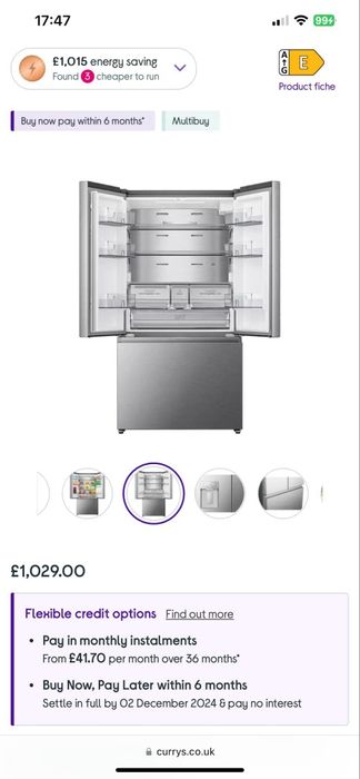 Hisense Американски Хладилник с Фризер