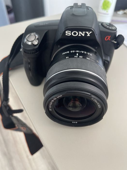 Sony Alpha A290 + obiectiv 18-55mm – stare foarte bună