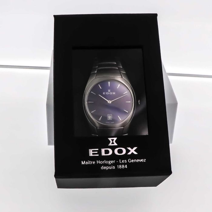 Edox Les Bémonts Ultra Slim Quartz 27006-3B-BUIN - Swiss Made