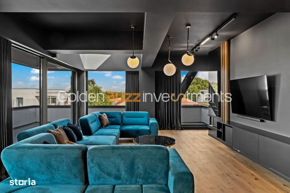 Apartament 3 camere lux | 140 mp | 33 mp terasă | Șos. Petricani