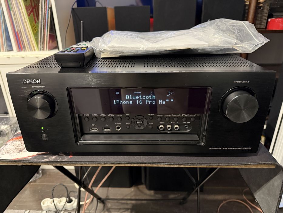 Receiver Denon AVR-X4100W,7.2,Dolby Atmos,Wifi,Bluetooth,4K,165W