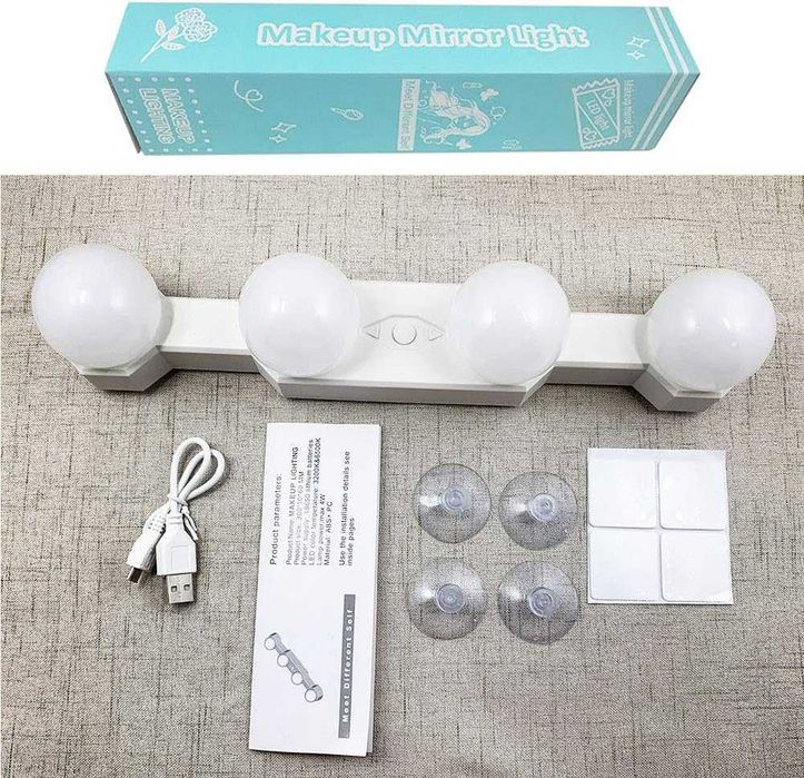 Lumina(rece-calda) cosmetica LED machiaj, USB, REDUS de la 170RON