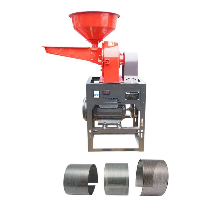 Moara profesionala cereale THOR 3kW 3000W 220V 300kg/h 5900rpm 4 site 1350 RON