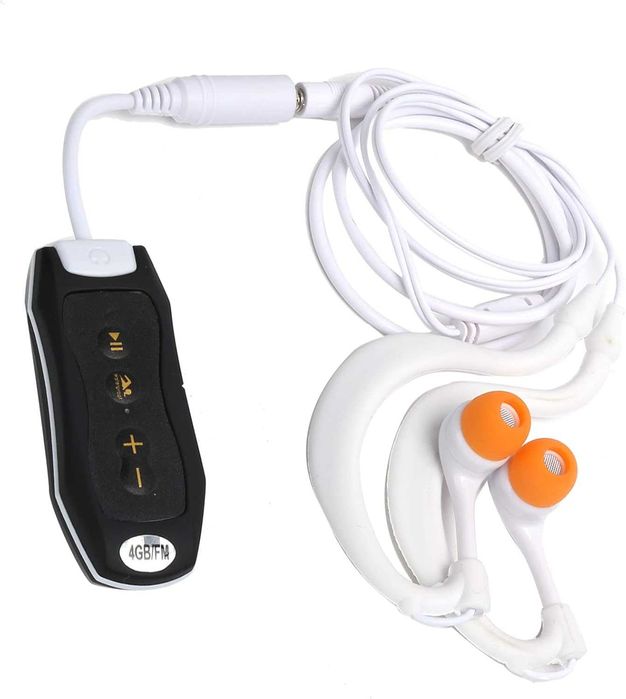 Водоустойчив MP3 Плейър за Плуване и Гмуркане – 4GB памет и FM радио