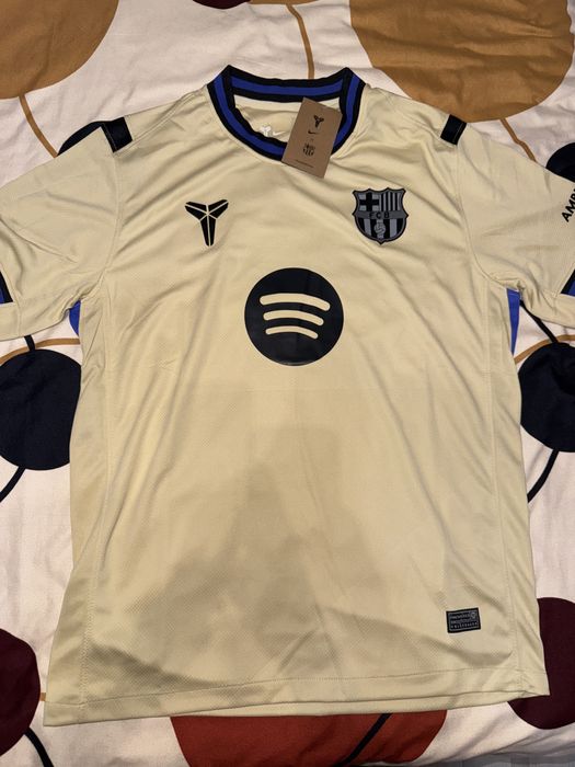 Tricou Pedri Barcelona away bej sezonul nou