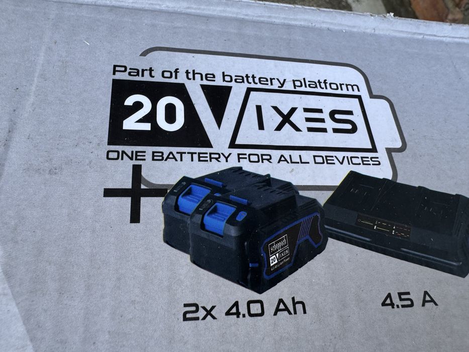 Masina de tuns iarba pe acumulator 43cm  va 20V 4Ah scheppach