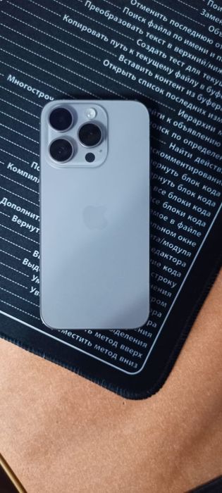 Продам IPhone 15 pro, 256gb, dual sim.